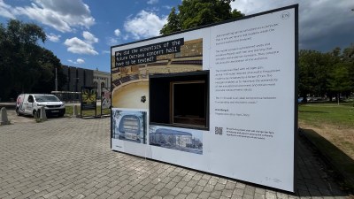 Akustický model koncertního sálu v Ostravě se přestěhoval