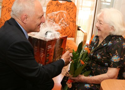 Anna Swakoňová slavila 104. narozeniny