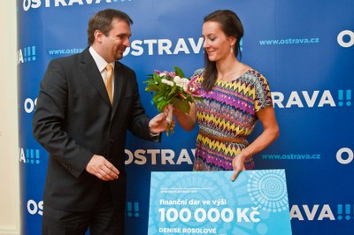 Atletka Rosolová a hokejisté Vítkovic sportovci Ostravy 2011