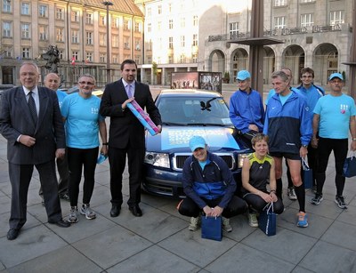Celoměstská štafeta na počest Evropského města sportu