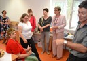 Slavnostního otevření se zúčastnila J. Rovňáková (druhá zprava)