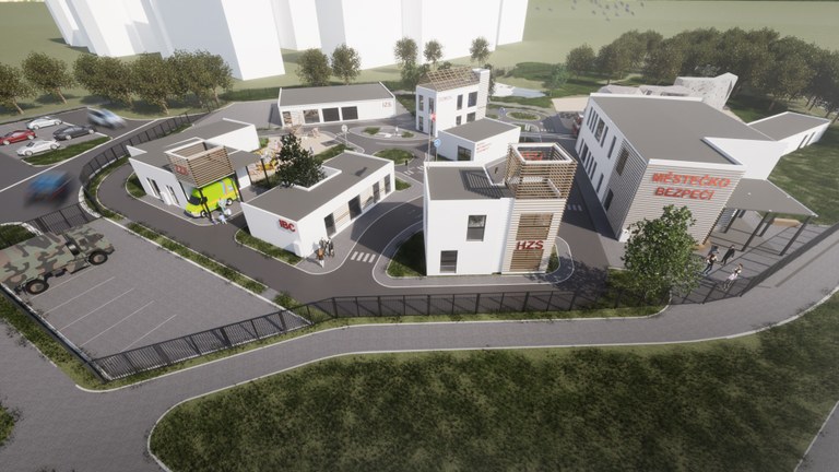 DĚTI, SENIOŘI I DOSPĚLÍ SI VYZKOUŠÍ, JAK PŘEŽÍT APOKALYPSU. ZAČALA STAVBA MĚSTEČKA BEZPEČÍ