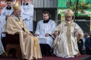 Arcibiskup Jan Graubner (vlevo) a biskup František Lobkowicz.