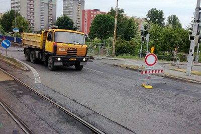 Do jižní části Ostravy objížďkou