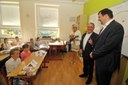Ve Lhotce pozdravil děti náměstek primátora Martin Štěpánek.