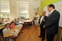 Ve Lhotce pozdravil děti náměstek primátora Martin Štěpánek.