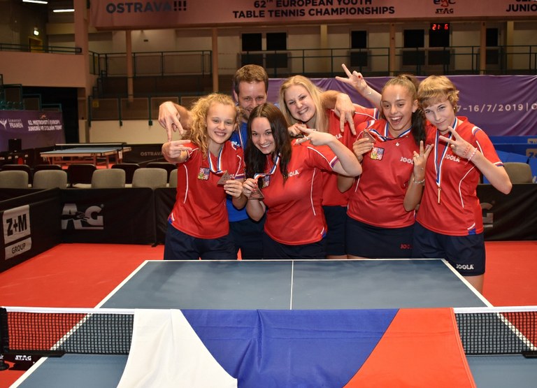 Evropský šampionát juniorů ve stolním tenise jde do finále