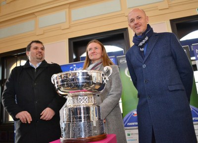 Fed Cup se blíží, slavný pohár je již v Ostravě