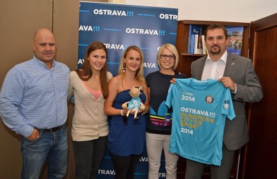 Házenkářky Poruby u náměstka primátora Martina Štěpánka 