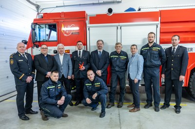 Jednotka sboru dobrovolných hasičů Hošťálkovice byla vybavena novou cisternou