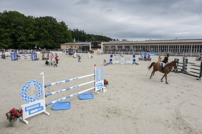 Jezdecký klub Baník má nově rekonstruované sportovní kolbiště