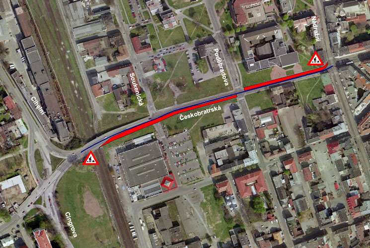 Rekonstrukce ulice Českobratrská — Ostrava