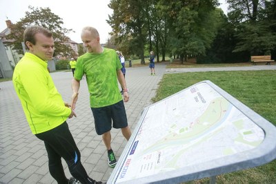 Komenského sady: Nová běžecká trasa