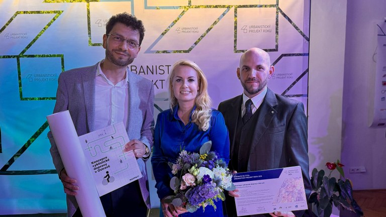 Koncepce cyklistické dopravy v Ostravě je nominována na Urbanistický projekt roku 2025