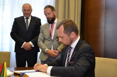 Litevský velvyslanec navštívil Ostravu