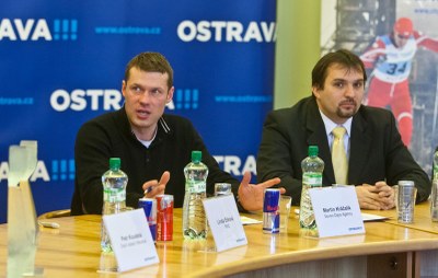 Lyžařské a sportovní hvězdy na běžkách Dolní oblastí Vítkovic 