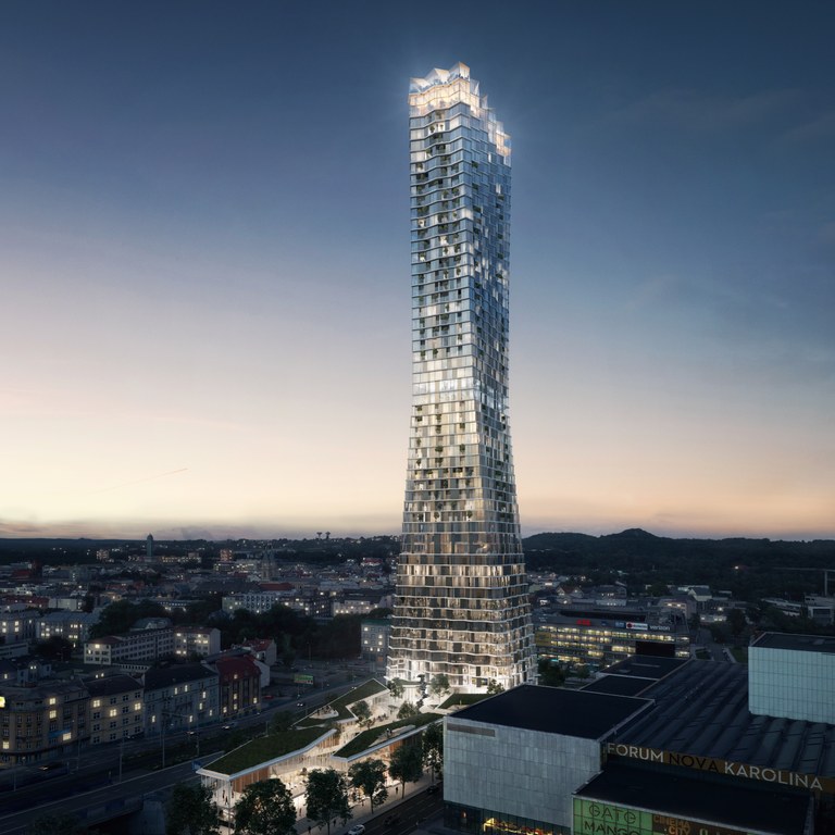 Město Ostrava jedná s investorem o okolnostech výstavby mrakodrapu Ostrava Tower