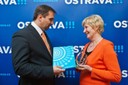 Dobrovolník SENIOR, Miroslava Krajíčková s náměstkem primátora Martinem Štěpánkem