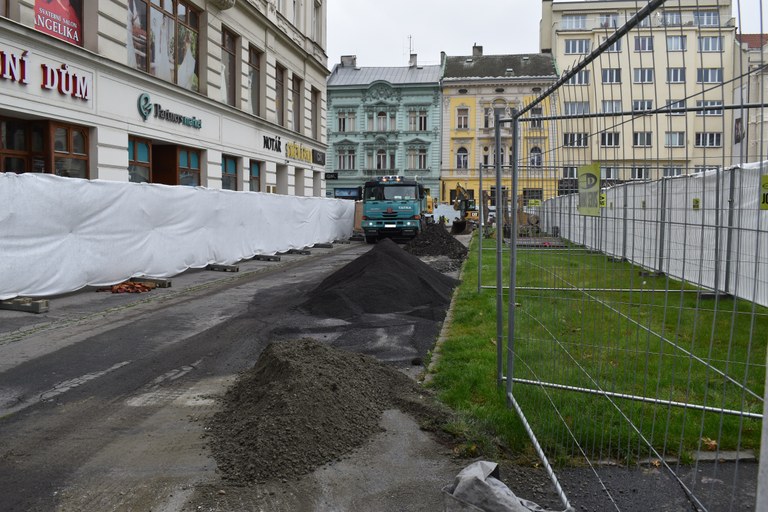 Město Ostrava zahajuje opravu proluky u Masarykova náměstí