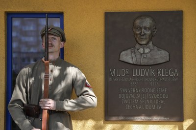Město uctilo památku Ludvíka Klegy - rodáka, legionáře a lékaře