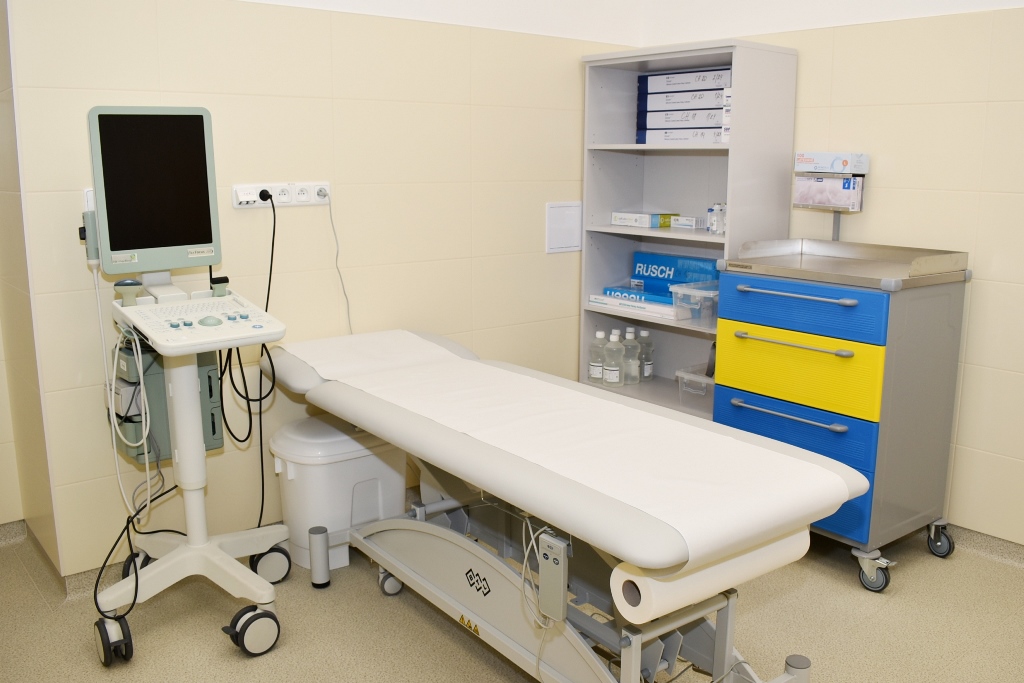 Zmodernizovaná urologická ambulance. 