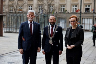Moravskoslezská metropole hostí hlavu státu