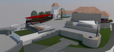 Na Slezskoostravském hradě probíhají rozsáhlé opravy