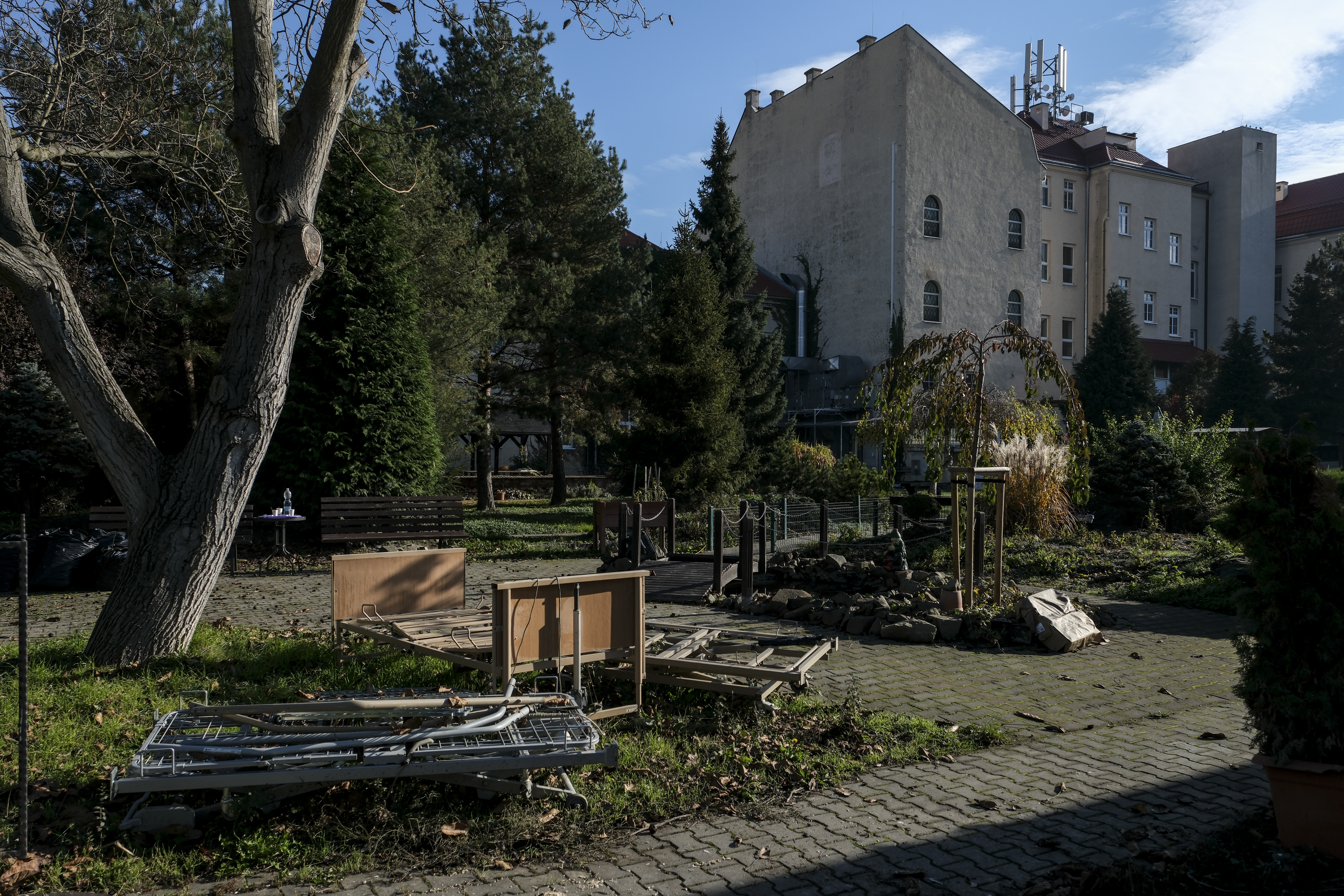 DPS Slunovrat po povodňové spoušti. Foto: Adolf Horsinka