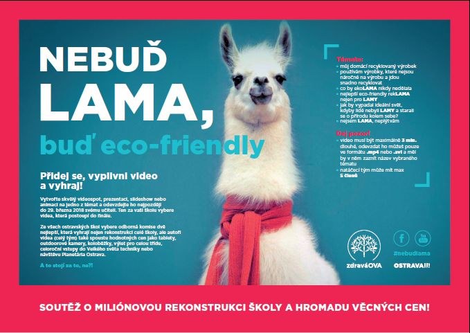 Nebuď LAMA, buď eco-friendly