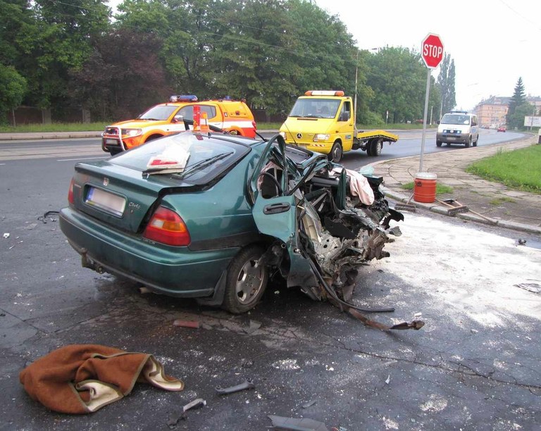 Nehodovost v Ostravě za rok 2013