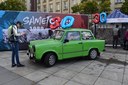 Na Prokešovo náměstí dorazily i dobové automobily.
