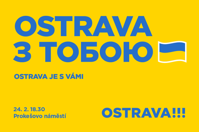 Nová radnice a most Miloše Sýkory se rozsvítí ukrajinskými barvami