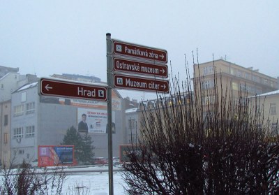 Nové značení pro turisty v Ostravě