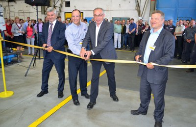 Novou výrobní linku otevřeli v ostravském závodě Caterpillar