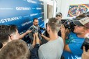 Primátor Tomáš Macura odpovídá na dotazy novinářů. Foto: J. Zerzoň.