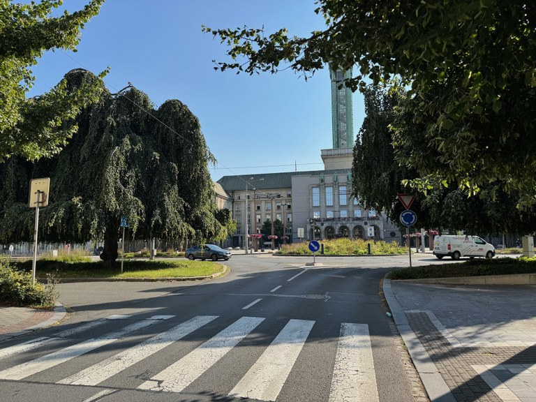 Oprava rondelu před ostravským magistrátem přinese dopravní omezení