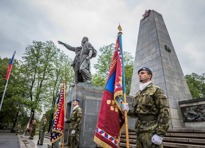 Ostrava si připomenula 74. výročí osvobození