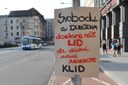 Připomínka 50 let od okupace v ostravských ulicích. 