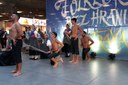 Italští tanečníci vystoupili i v obchodním centru Forum Nová Karolina.    