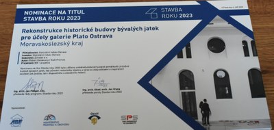 Ostrava získala dvě nominace do nejužšího výběru Stavby roku