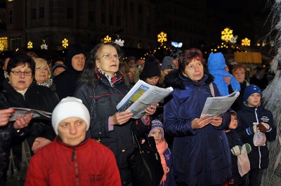 Ostravané si zazpívali koledy