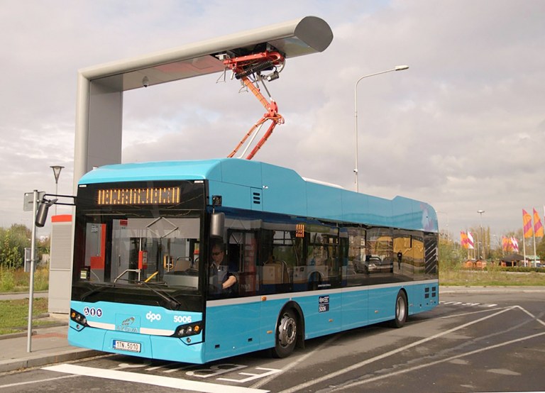 Ostravou jezdí elektrobus s ultrarychlým dobíjením