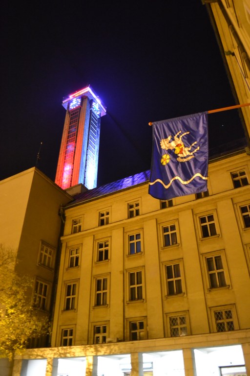 Ostravská radnice se rozzáří barvami české trikolory