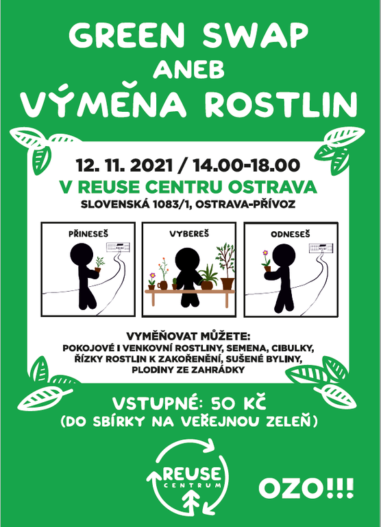 Ostravské Reuse centrum pořádá první veřejnou výměnu rostlin