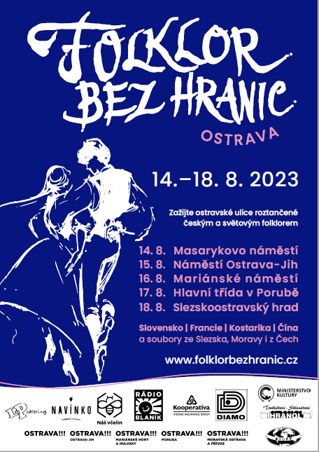 Ostravské ulice znovu roztančí Folklor bez hranic