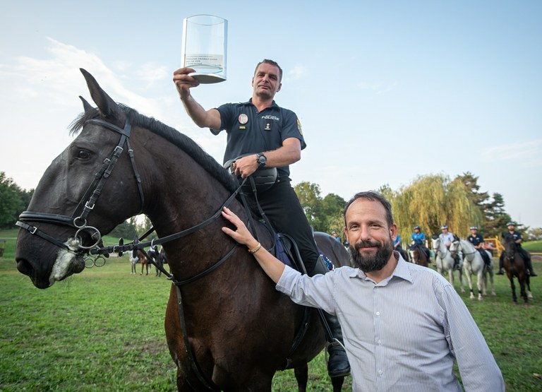 Ostravští jezdci ovládli soutěže na mezinárodním setkání jízdních policií