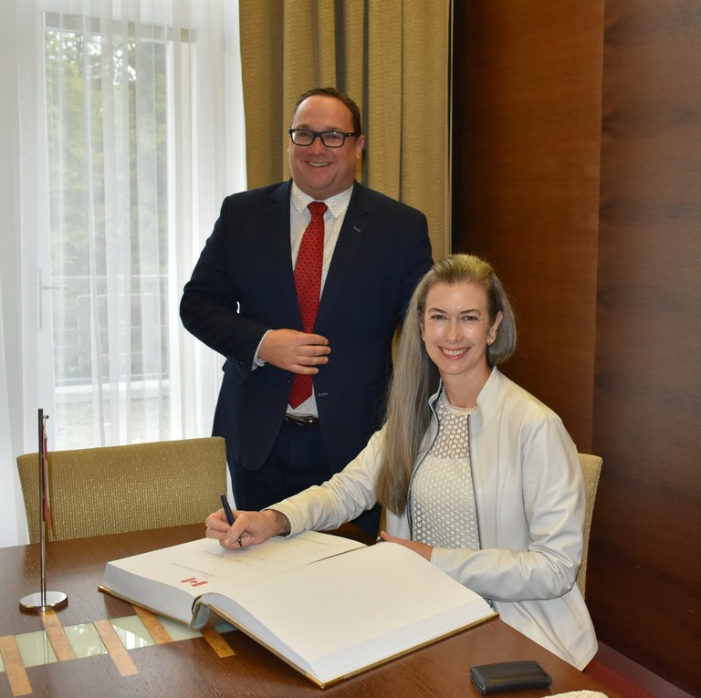 Ostravu navštívila kanadská velvyslankyně
