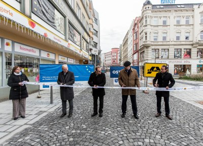 Pěší zóna v ul. 28. října otevřena