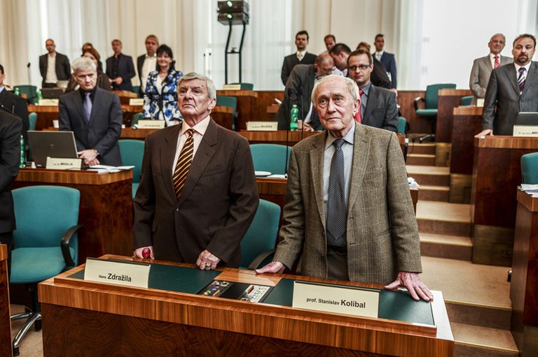 Pocty pro Stanislava Kolíbala a Hanse Zdražilu 