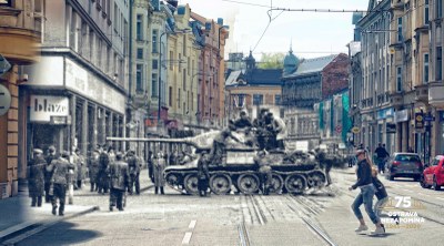 Tank umí odbočit i do pravého úhlu...